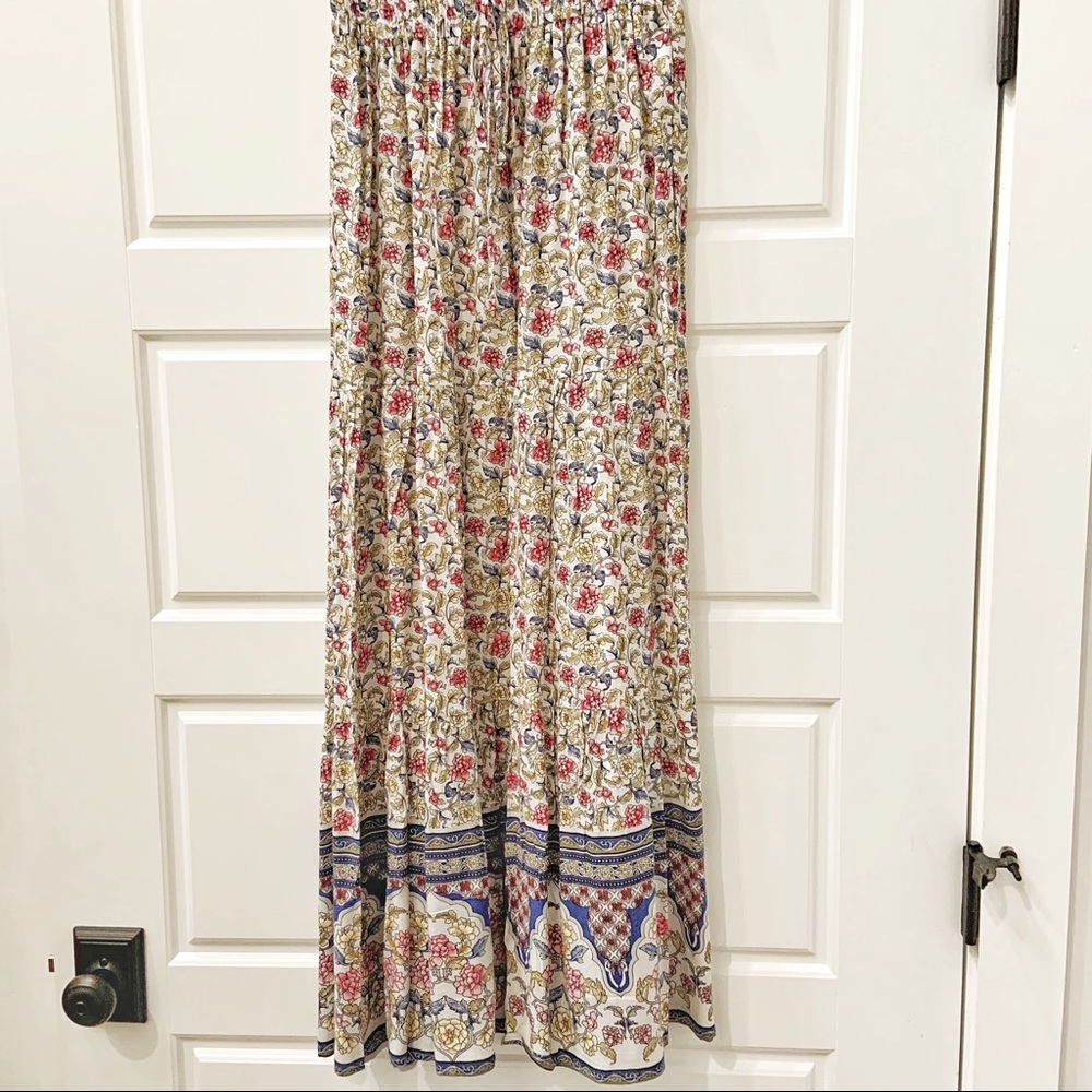 Floral Boho Maxi Skirt